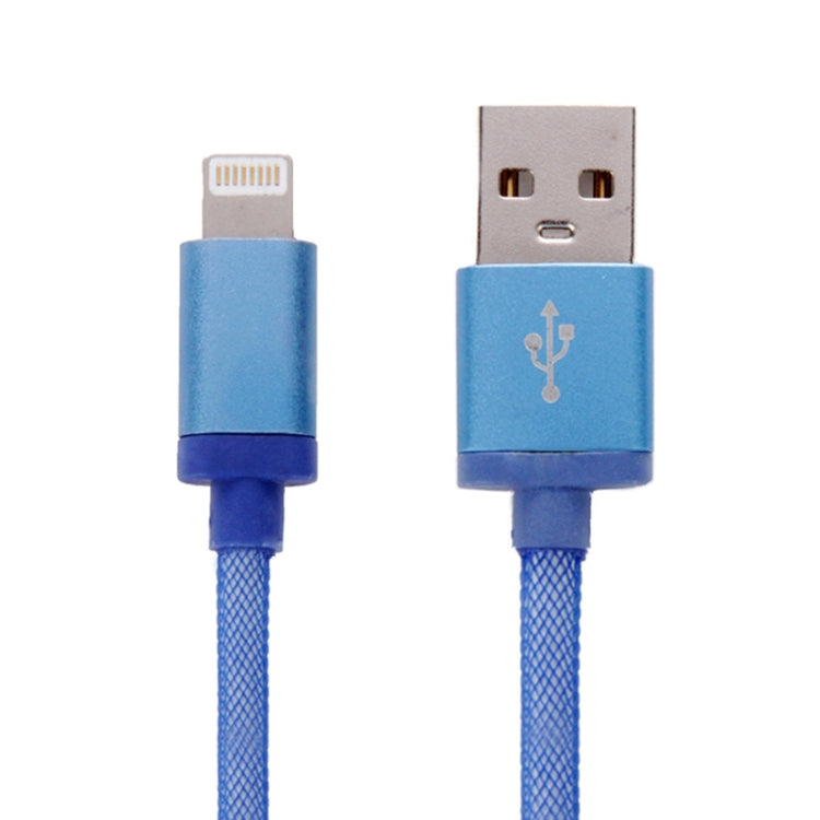 Cavo dati/caricatore Net Style Metal Head da 8 pin a USB, lunghezza cavo: 25 cm