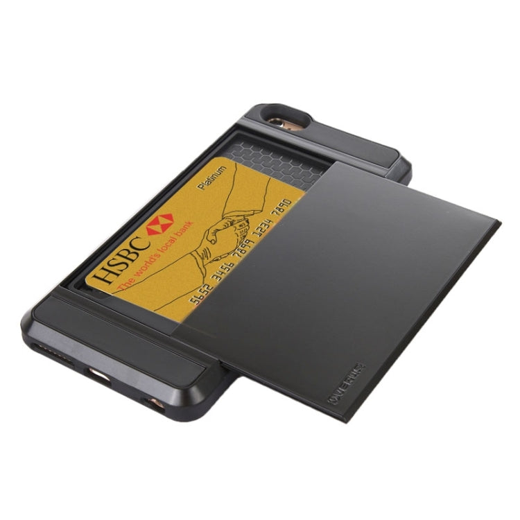 Custodia combinata Blade PC + TPU con slot per schede per iPhone 6 Plus