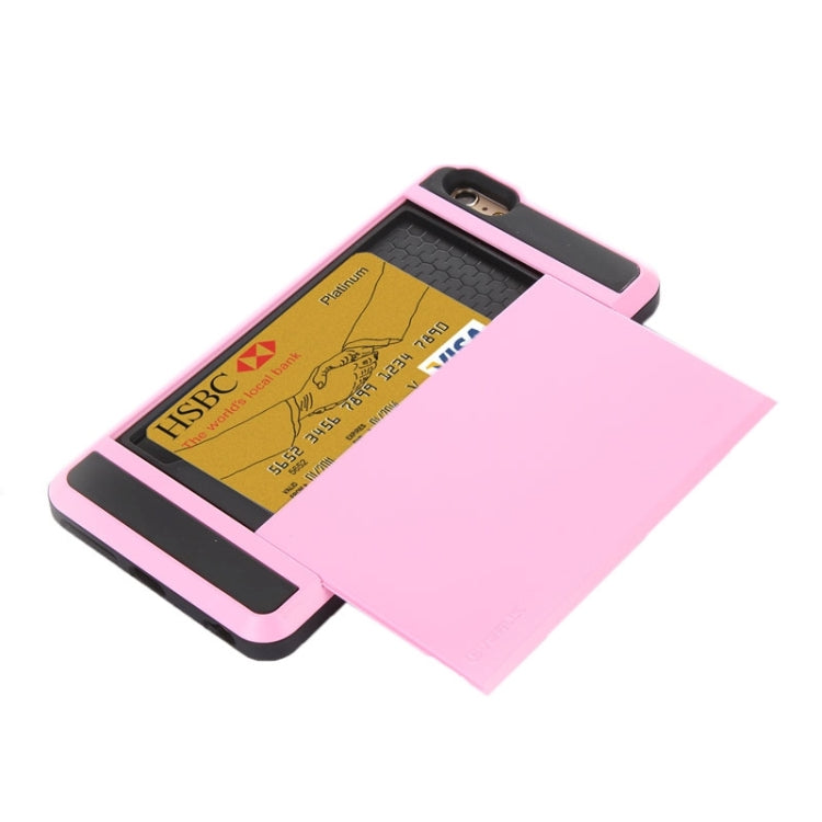 Custodia combinata Blade PC + TPU con slot per schede per iPhone 6 Plus