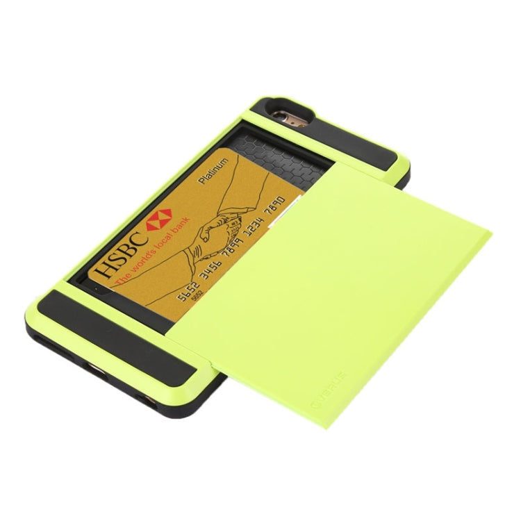 Custodia combinata Blade PC + TPU con slot per schede per iPhone 6 Plus