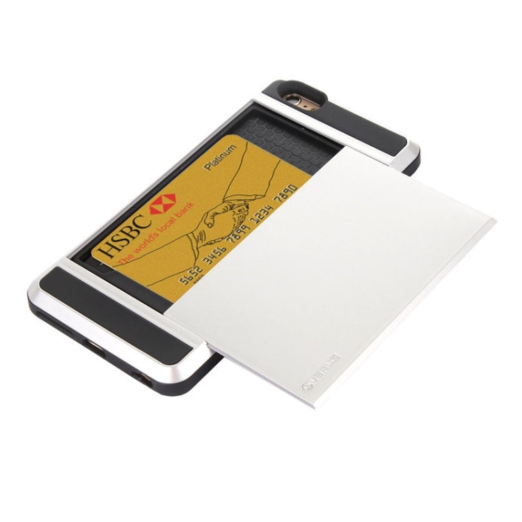 Custodia combinata Blade PC + TPU con slot per schede per iPhone 6 Plus