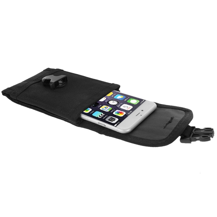 Marsupio verticale universale in tessuto di nylon da 5,5 pollici per iPhone 6 Plus e 6S Plus, Galaxy S6, Huawei, ecc.