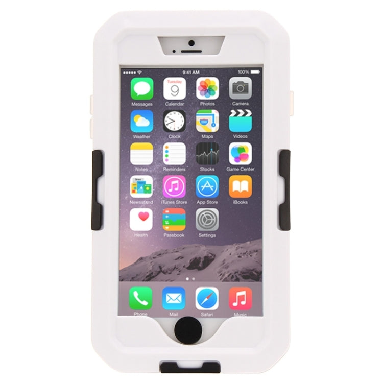 Per iPhone 6 Plus e 6s Plus Custodia impermeabile IPX8 con schermo sensibile al tocco con supporto per bici e cordino, For 6P & 6sP