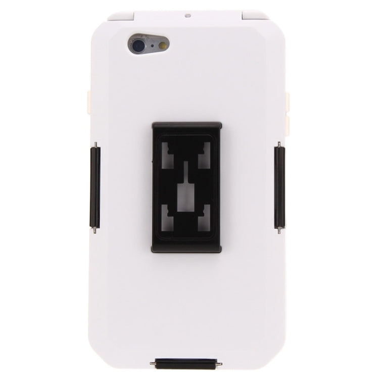 Per iPhone 6 Plus e 6s Plus Custodia impermeabile IPX8 con schermo sensibile al tocco con supporto per bici e cordino, For 6P & 6sP