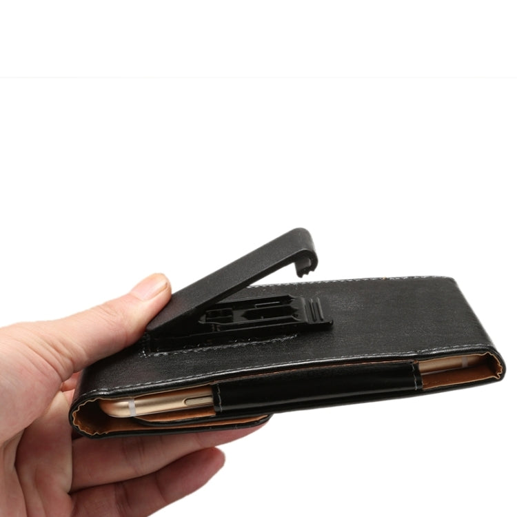 Custodia universale in pelle per smartphone compatibili