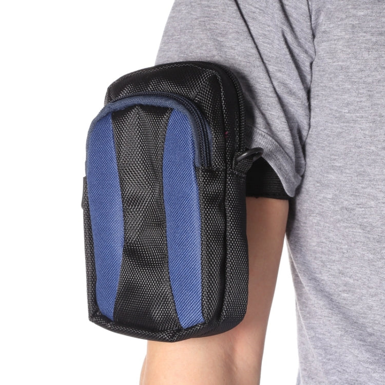 Fascia da braccio sportiva universale regolabile/cinturino da polso per iPhone 6 Plus e 6 e 5C e 5S, Galaxy Note IV / N910 e Note III / N9000 e S6 / G920, borsa in vita, da escursionismo e da campeggio, dimensioni della fascia da braccio: 35,5*3,5 cm