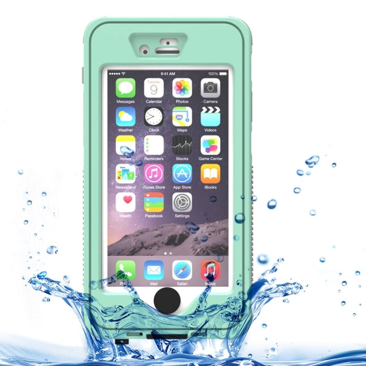 Custodia protettiva nottilucente antiurto, antiurto, antipolvere, impermeabile, con supporto per iPhone 6 e 6S
