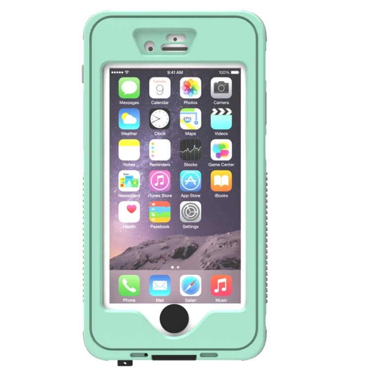 Custodia protettiva nottilucente antiurto, antiurto, antipolvere, impermeabile, con supporto per iPhone 6 e 6S