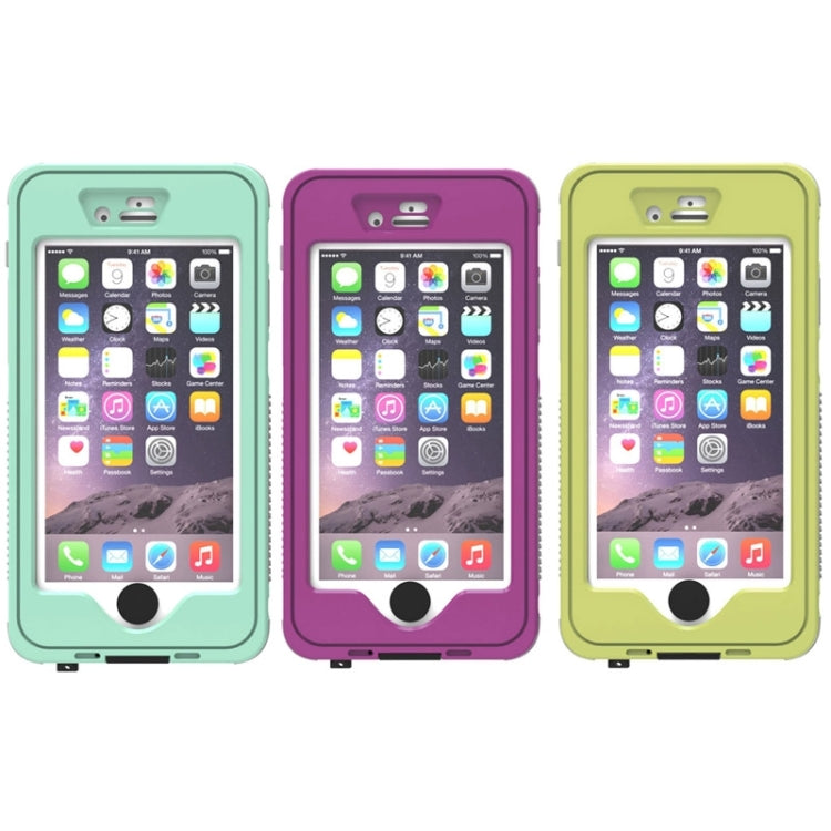 Custodia protettiva nottilucente antiurto, antiurto, antipolvere, impermeabile, con supporto per iPhone 6 e 6S