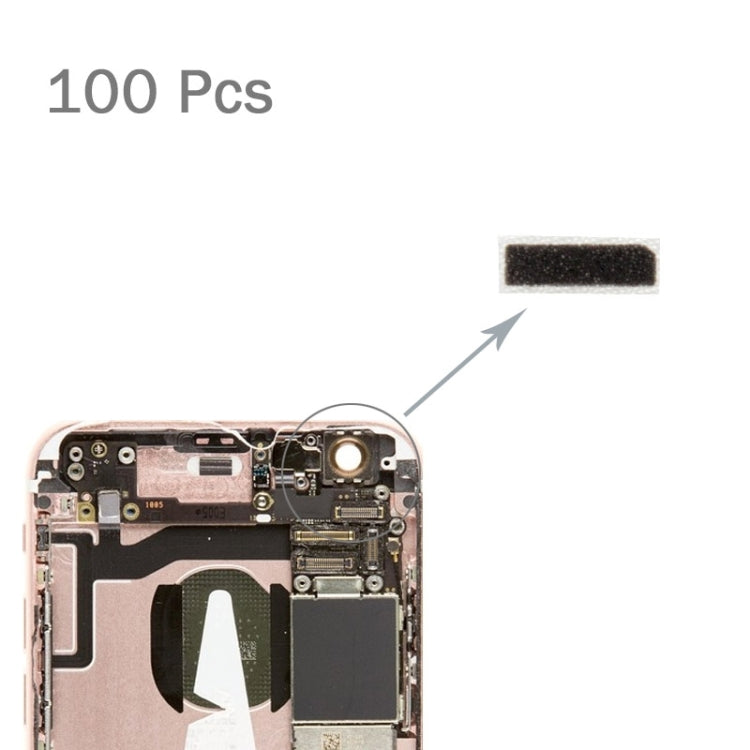 100 pezzi per iPhone 6s e 6 Cuscinetti in spugna per fotocamera posteriore, For 6s