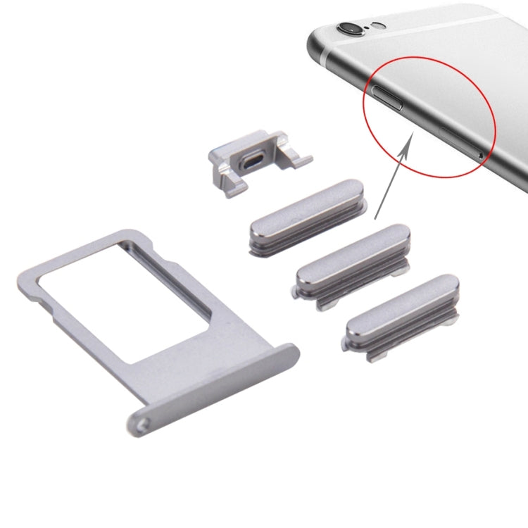 Vassoio carta superiore per iPhone 6s Argento