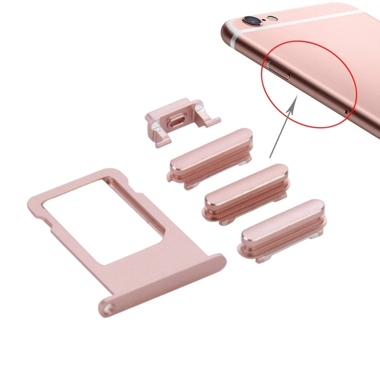 Upper Card Tray Button for iPhone 6s (Silver), For iPhone 6s(Rose Gold ), For iPhone 6s