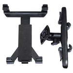 Supporto per staffa retrattile multidirezionale per iPad/iPad 2/7 pollici~11 pollici Tablet PC Clip sul poggiatesta dell'auto, portata retrattile: 16 cm~25 cm