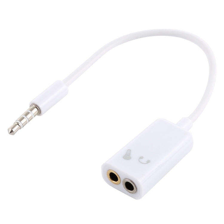 Cavo sdoppiatore audio Aux da 3,5 mm, compatibile con telefoni, tablet, cuffie, lettori MP3, stereo per auto/casa e altro