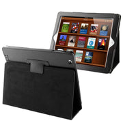 Custodia in pelle per iPad 2/3/4 con supporto