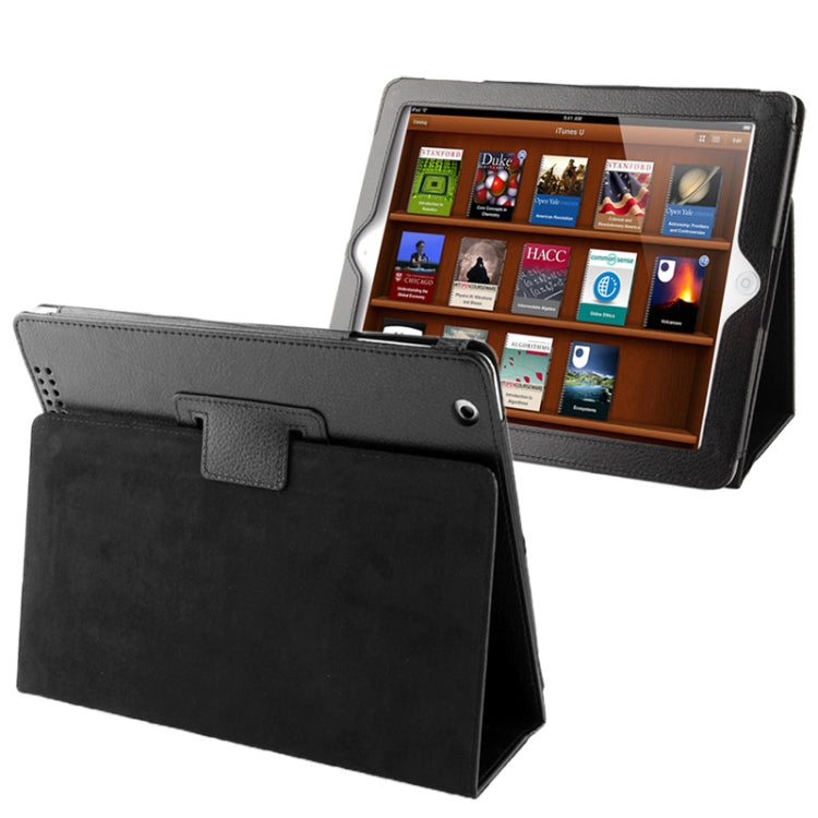 Custodia in pelle per iPad 2, 3 e 4 con funzione sveglia