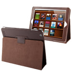 Custodia in pelle per iPad 2, 3 e 4 con funzione sveglia