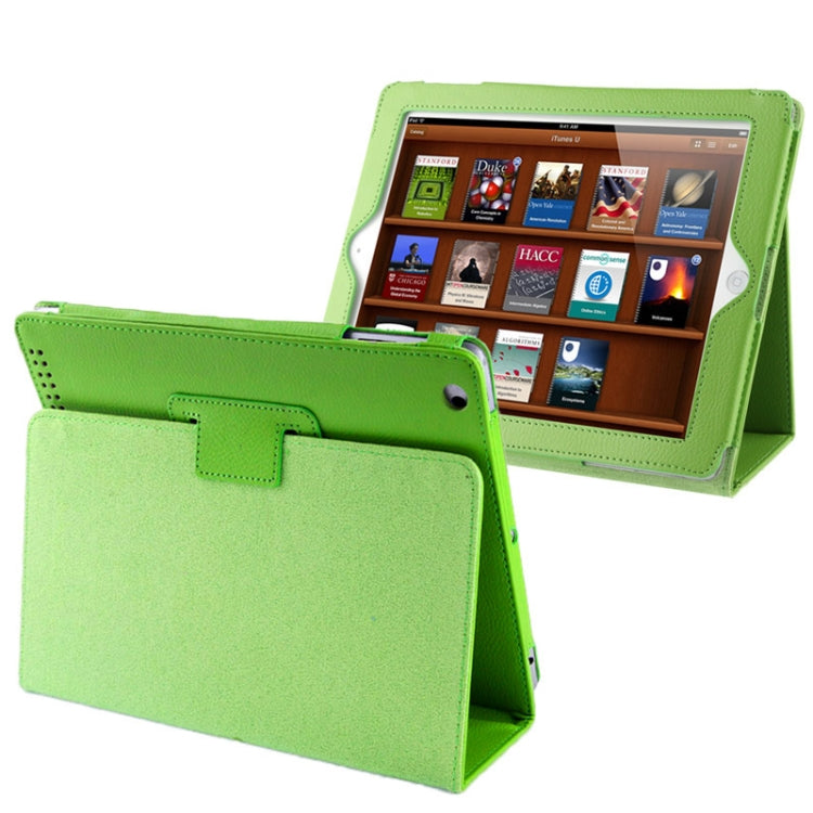 Custodia in pelle per iPad 2, 3 e 4 con funzione sveglia