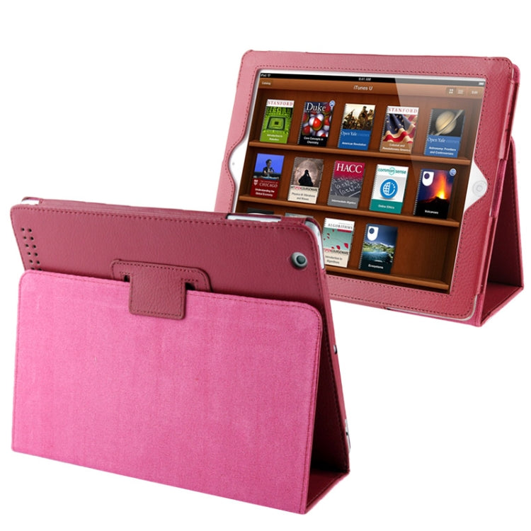Custodia in pelle per iPad 2, 3 e 4 con funzione sveglia