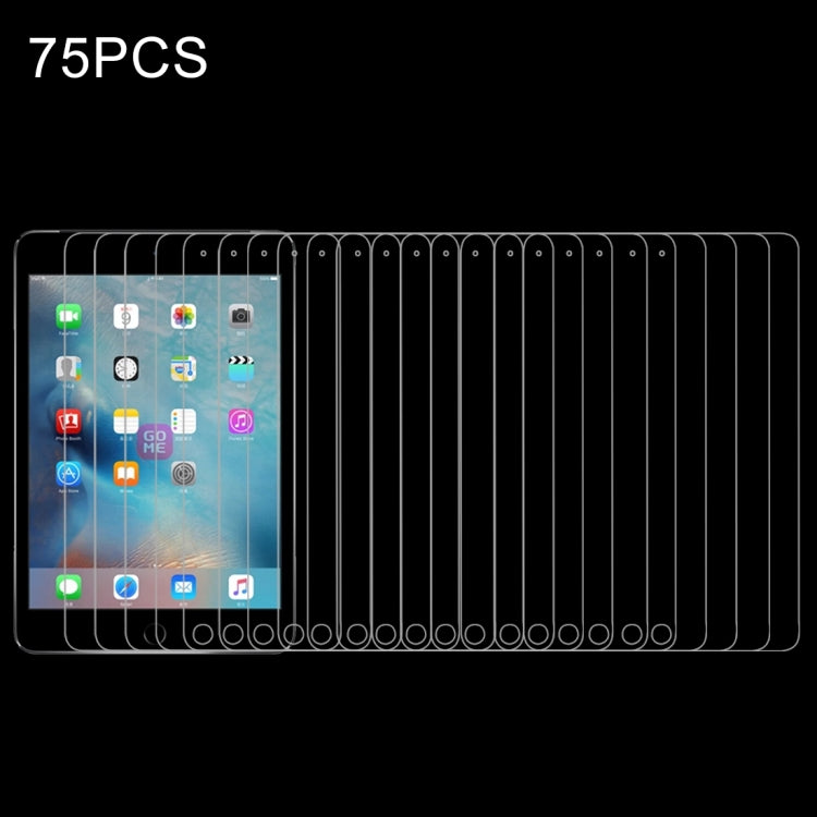 75 PZ 0,3mm 9H+ Pellicola in vetro temperato con durezza superficiale 2,5D per iPad 2 / iPad 3 / iPad 4, iPad 4