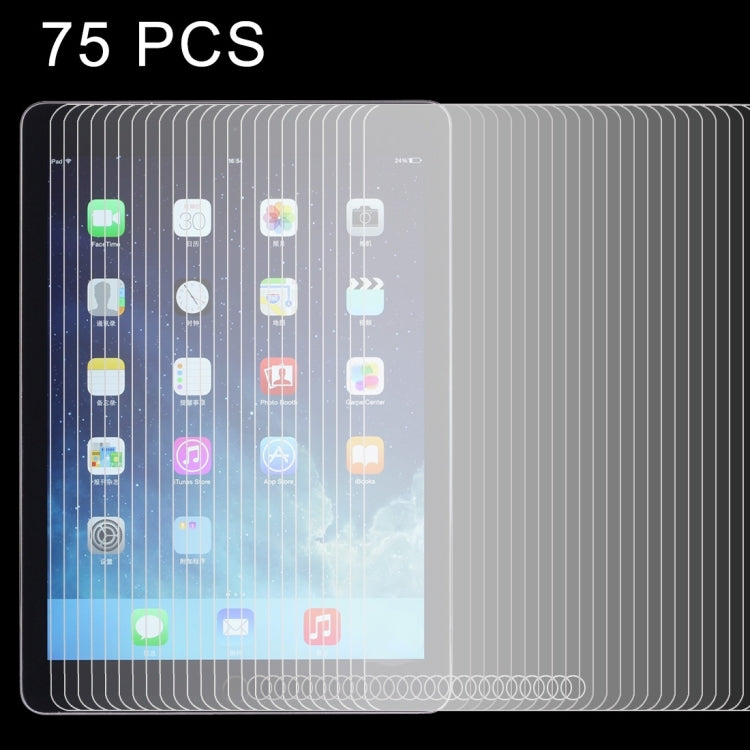 75 PZ LOPURS 0.4mm 9H+ Durezza superficiale 2.5D Pellicola in vetro temperato antideflagrante per il nuovo iPad (iPad 3) / iPad 4 / iPad 2, For New iPad (iPad 3) / iPad 4 / iPad 2