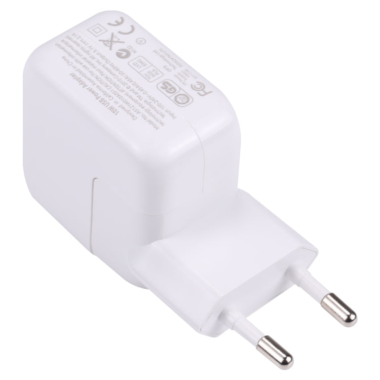Caricabatterie da viaggio USB 10W con spina EU