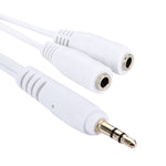 Cavo audio Aux splitter per cuffie con jack 3,5 mm