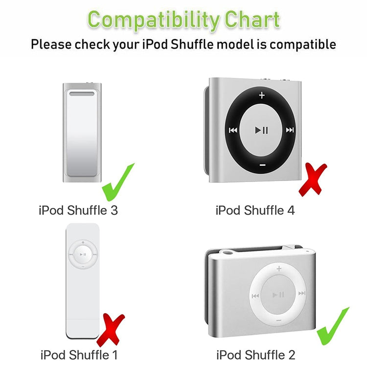 Cavo di ricarica e sincronizzazione dati da USB a jack da 3,5 mm per iPod Shuffle 1a/2a/3a generazione, lunghezza: 15,5 cm