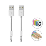 Cavo USB a jack 3,5 mm per iPod Shuffle 10 cm