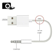 Cavo USB a jack 3,5 mm per iPod Shuffle