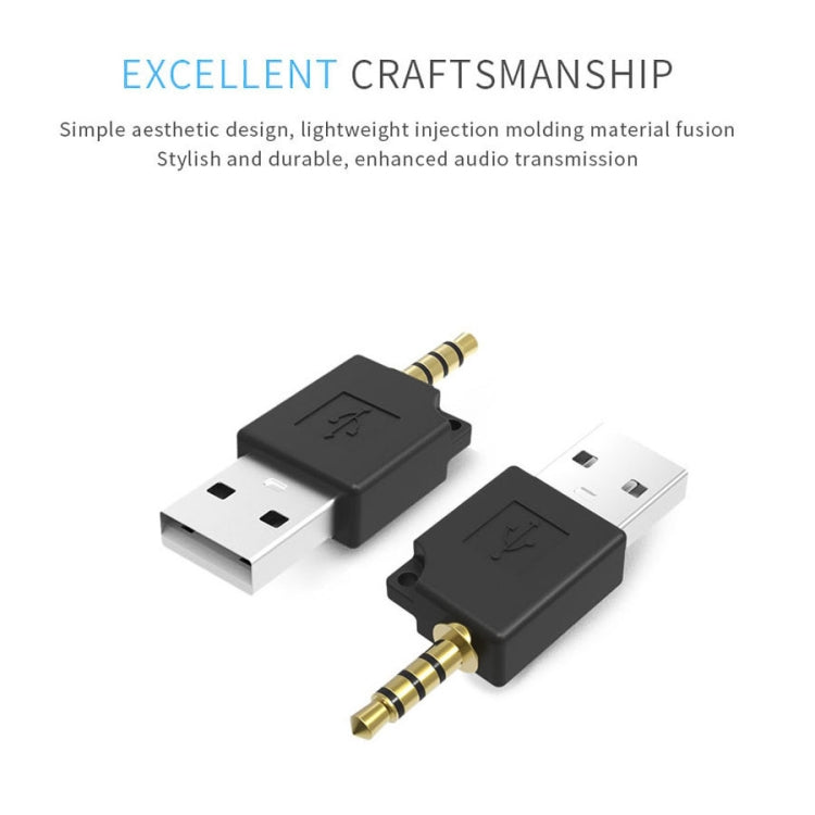 Per iPod shuffle 3°/2° adattatore per caricabatterie dock dati USB, lunghezza: 4,6 cm