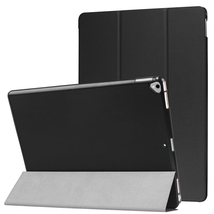 Custodia in pelle Smart con chiusura orizzontale Custer Texture con supporto a 3 pieghe e funzione Sleep/Wake-up per iPad Pro 12,9 pollici 2017/2015, For iPad Pro 12.9 inch, iPad Pro 12.9 inch