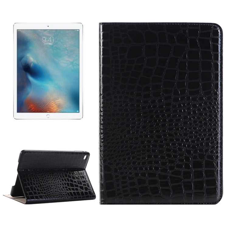 Custodia in pelle con chiusura orizzontale con texture coccodrillo con supporto, slot per carte e portafoglio per iPad Pro da 12,9 pollici