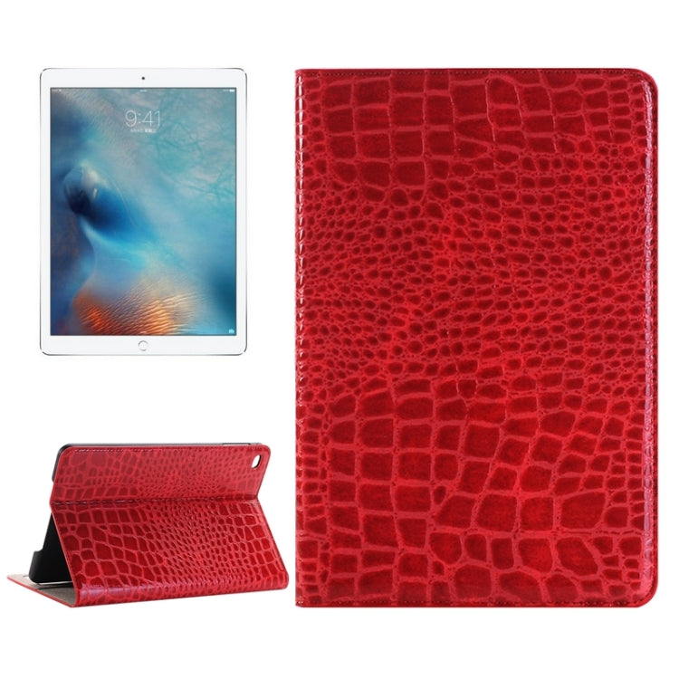 Custodia in pelle con chiusura orizzontale con texture coccodrillo con supporto, slot per carte e portafoglio per iPad Pro da 12,9 pollici