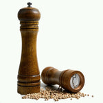 Lunghezza Macinasale classico in legno per spezie e pepe Muller, Style 4, 5 inch, Style 4, 8 inch, Style 4, 10 inch