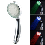 ENKAY RC-9816 Soffione doccia Jump Change a sette colori a 5 LED, senza batteria, RC-9816
