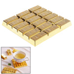 Tappetino isolante termico antiscivolo a forma di barra d'oro creativa per stoviglie, Gold Bar Shaped Heat Insulation Mat