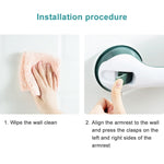 Maniglia per il bagno Maniglia per vasca da bagno con impugnatura per porcile, consegna a colori casuale, Grip Handle Bathtub Shower