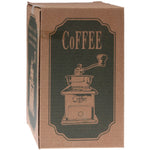 Macinino da caffè manuale con supporto in legno