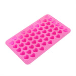 Vassoio per cubetti di ghiaccio con 55 griglie a forma di cuore creativo, 55 Grids Love