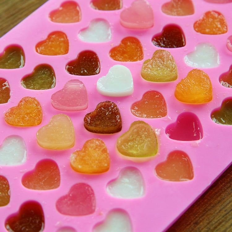 Vassoio per cubetti di ghiaccio con 55 griglie a forma di cuore creativo, 55 Grids Love