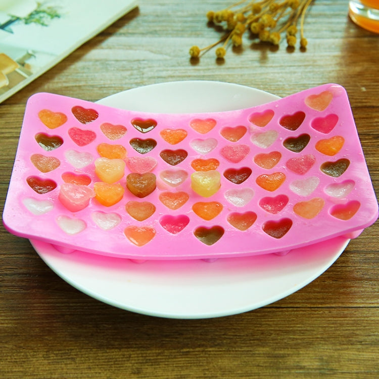 Vassoio per cubetti di ghiaccio con 55 griglie a forma di cuore creativo, 55 Grids Love