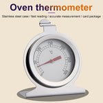 Termometro da forno in acciaio inossidabile (0~300 ℃), Oven Thermometer