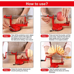 Pelapatate multifunzionale 3 in 1 per affettare la frutta, 3 in 1 Fruit  Peeler