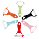 Pelapatate in ceramica a forma di T con manico in ABS resistente, consegna colore casuale, T Shaped Peel Knife