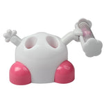 Portaspazzolino creativo a clessidra simpatico cartone animato (consegna colore casuale), Hourglass Toothbrush Stand