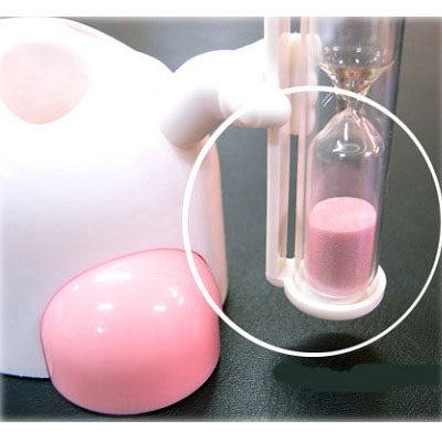 Portaspazzolino creativo a clessidra simpatico cartone animato (consegna colore casuale), Hourglass Toothbrush Stand