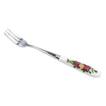 Set cucchiaio + forchetta in acciaio inox con manico in ceramica