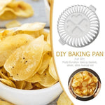 Dispositivo per patatine fritte al forno fatte in casa fai da te nel forno a microonde con affettatrice e piatto, DIY Microwave Oven