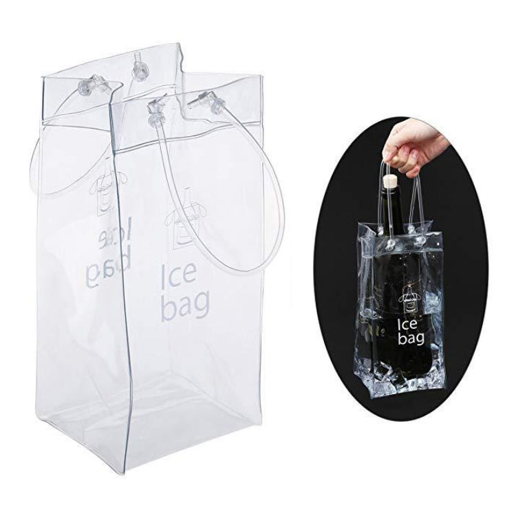 Borsa per il ghiaccio in PVC di alta qualità per vino, Wine PVC Ice Bag